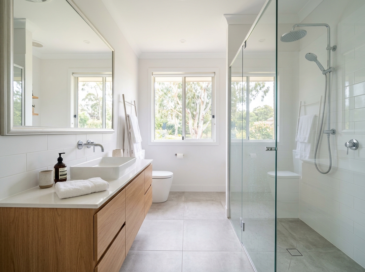 Bathroom and toilet end of lease clean