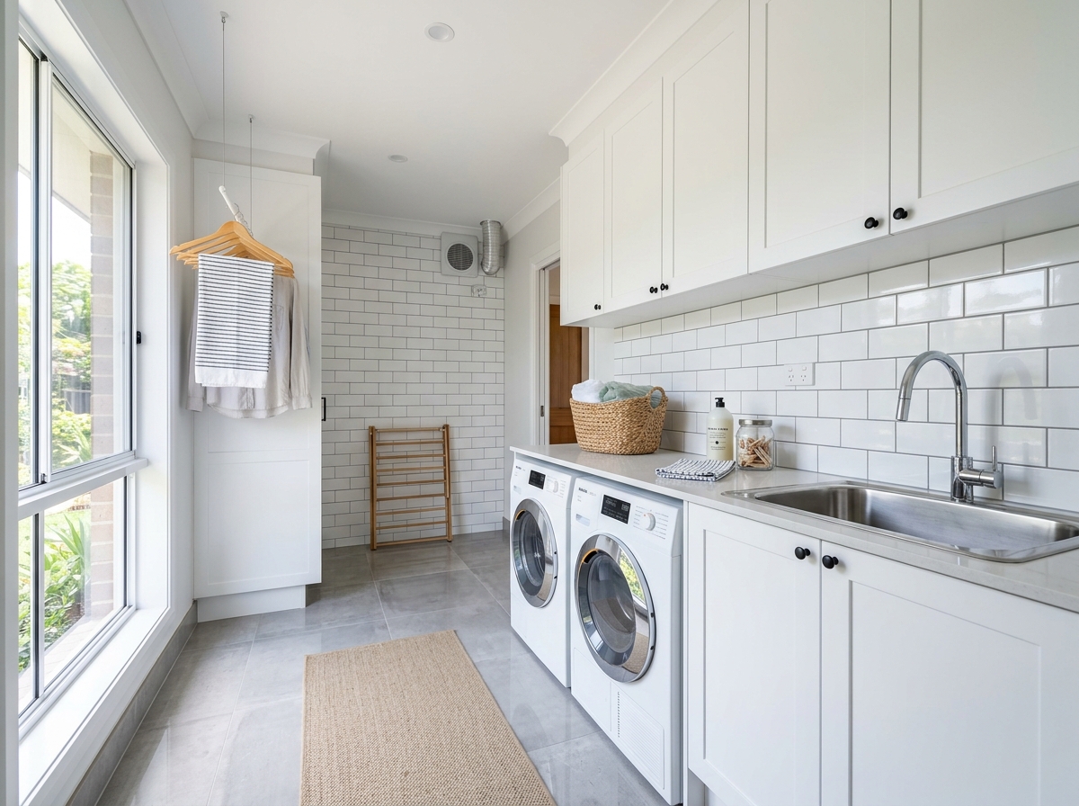 Laundry room clean